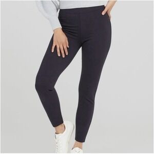 SPANX The Perfect Black Ponte Pant Women's Large 4-Pocket Skinny Ankle NWT